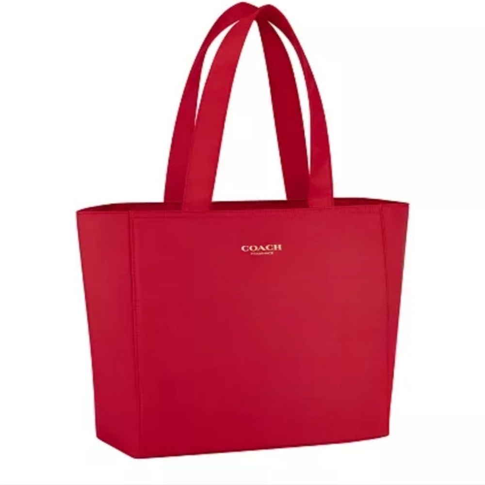 RED Coach weekender tote bag BNIB